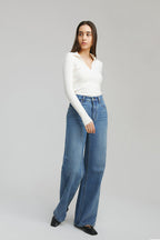 Angeles High Rise Baggy Jeans | HJ103