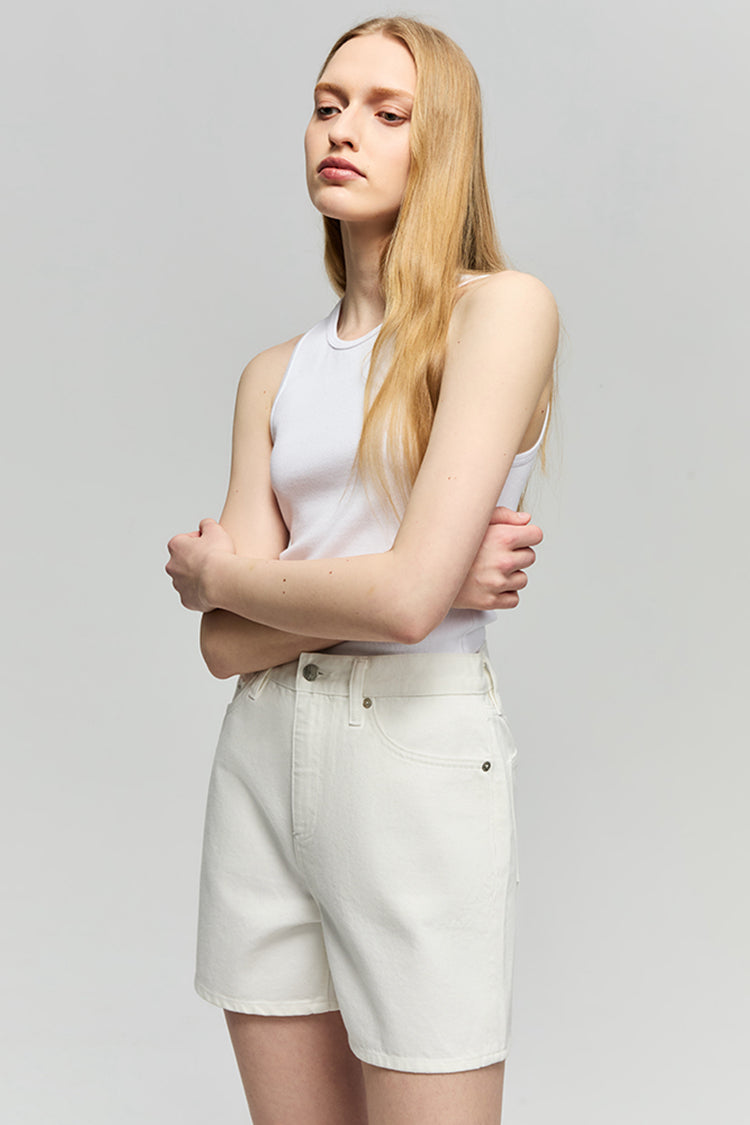 Golden Hour High Rise Girlfriend Shorts | HJ801