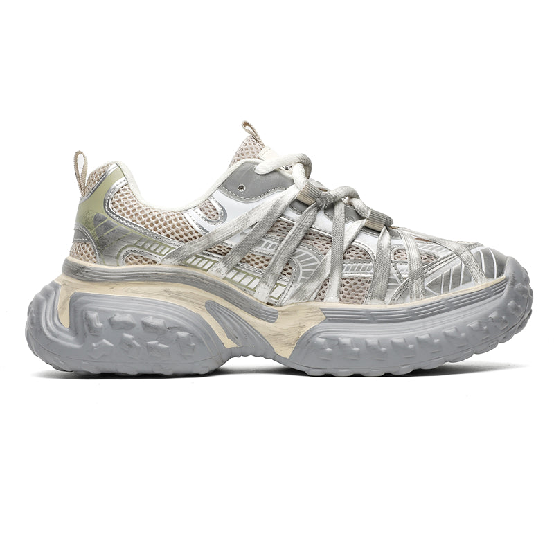Champagne Tire Sneakers | S8888