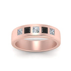 Flat Flush Set Mens Wedding Band