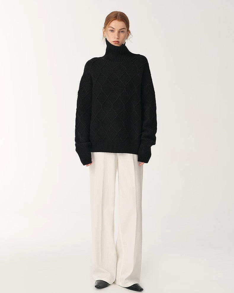Skin-Friendly Washed Drape Versatile Wide-Leg Jeans
