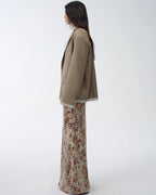 ‘London Diary’ Old Money Style Contrasting Lapel Wool Blazer