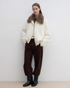 Fireladyfur Women's Parka with Tuscan Fur Collar & Removable Lining ‘Johnny’