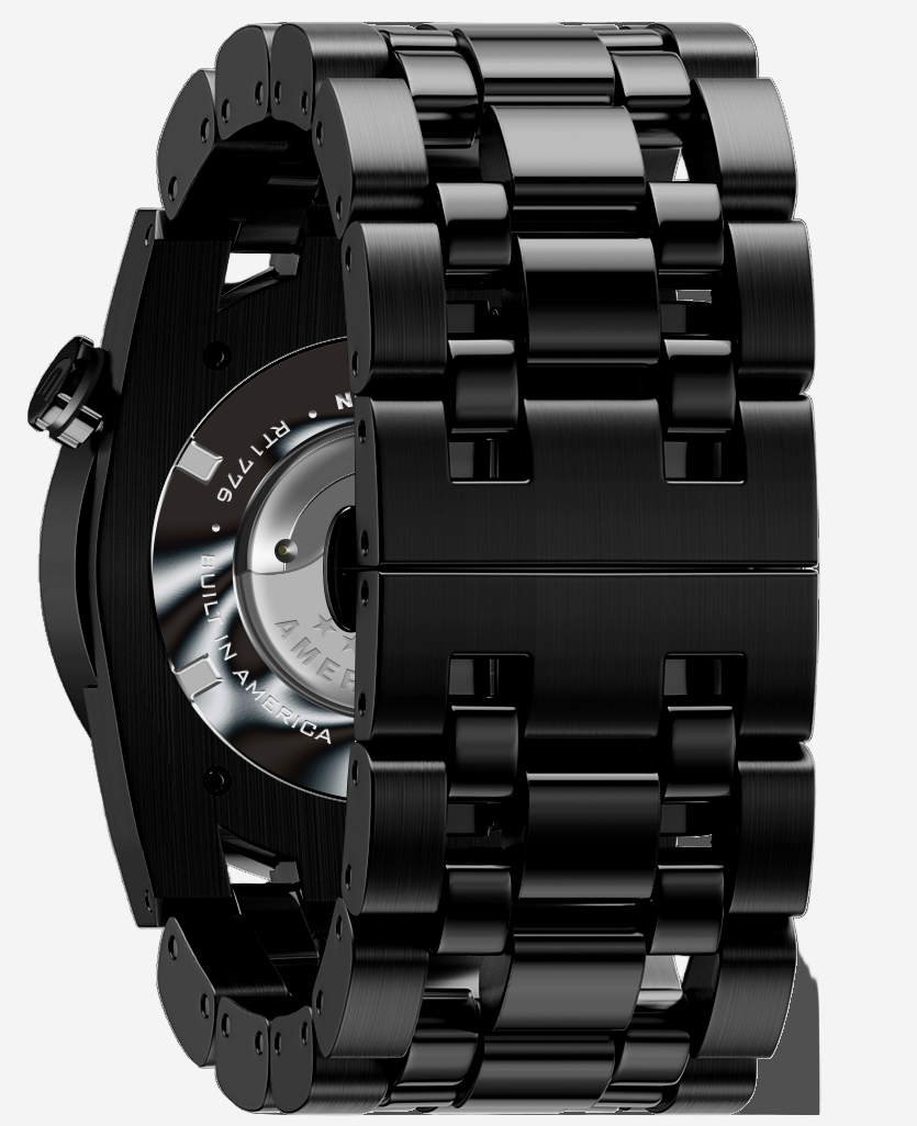 Rockwell 50mm Automatic Watch | Washington Edition Phantom Black