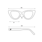 Evora Womens Bio Acetate Sunglasses