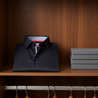 Richard Button-Up Shirt with Contrast Details Black | Contemporary Fit (Regular)