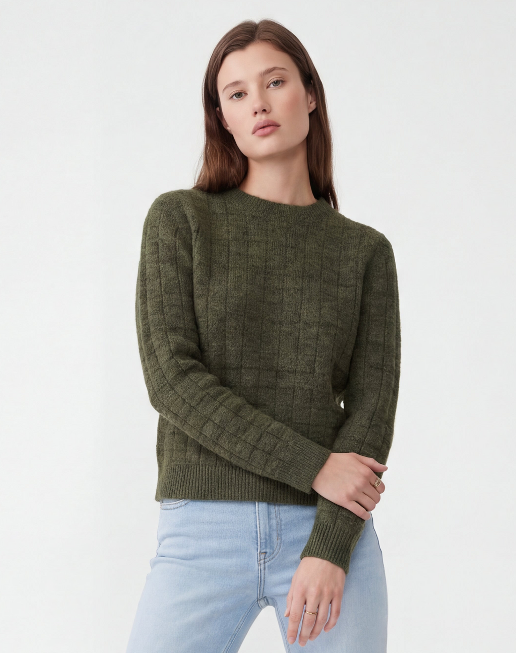 Lani Cashmere Crewneck Sweater