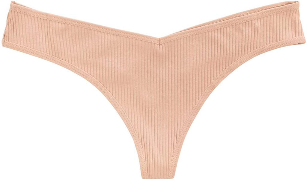 Cotton Rib Thong