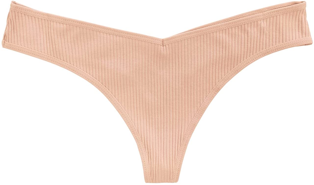 Cotton Rib Thong