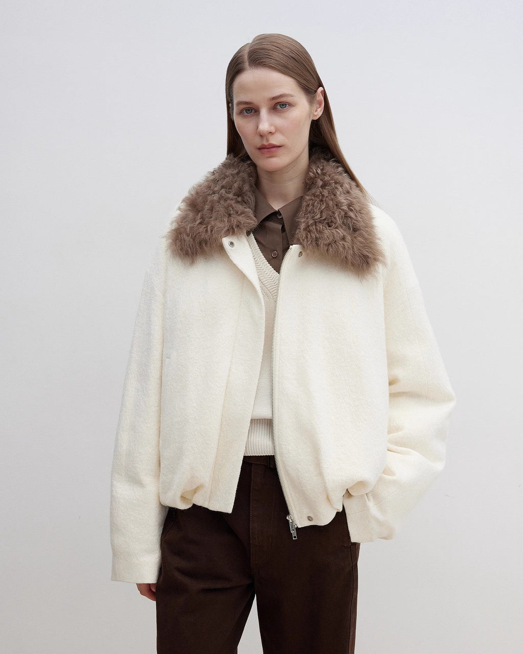 Fireladyfur Women's Parka with Tuscan Fur Collar & Removable Lining ‘Johnny’