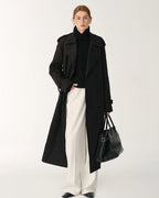 Skin-Friendly Washed Drape Versatile Wide-Leg Jeans