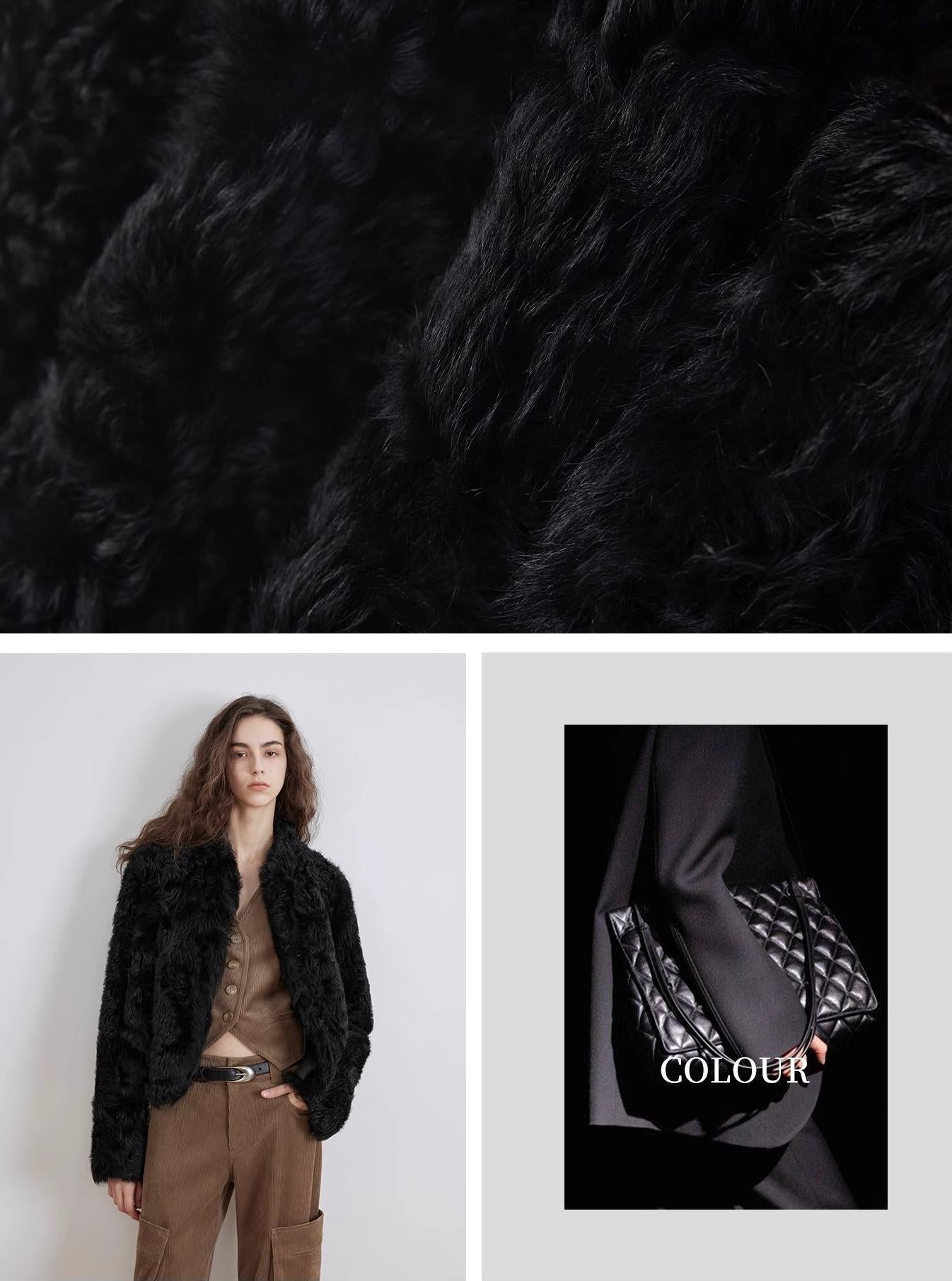Fireladyfur Tuscan Sheepskin Coat ‘Morning Mist Fairy’