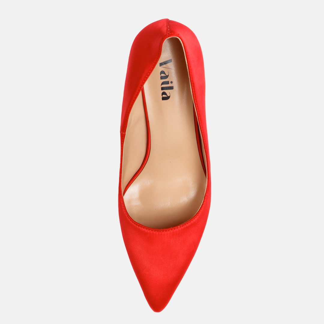 Capri Pumps Red
