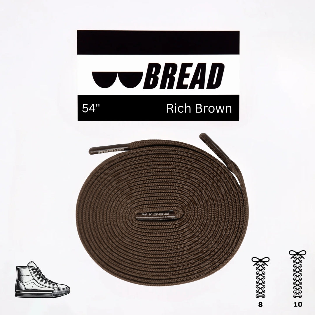 Rich Brown Shoelaces
