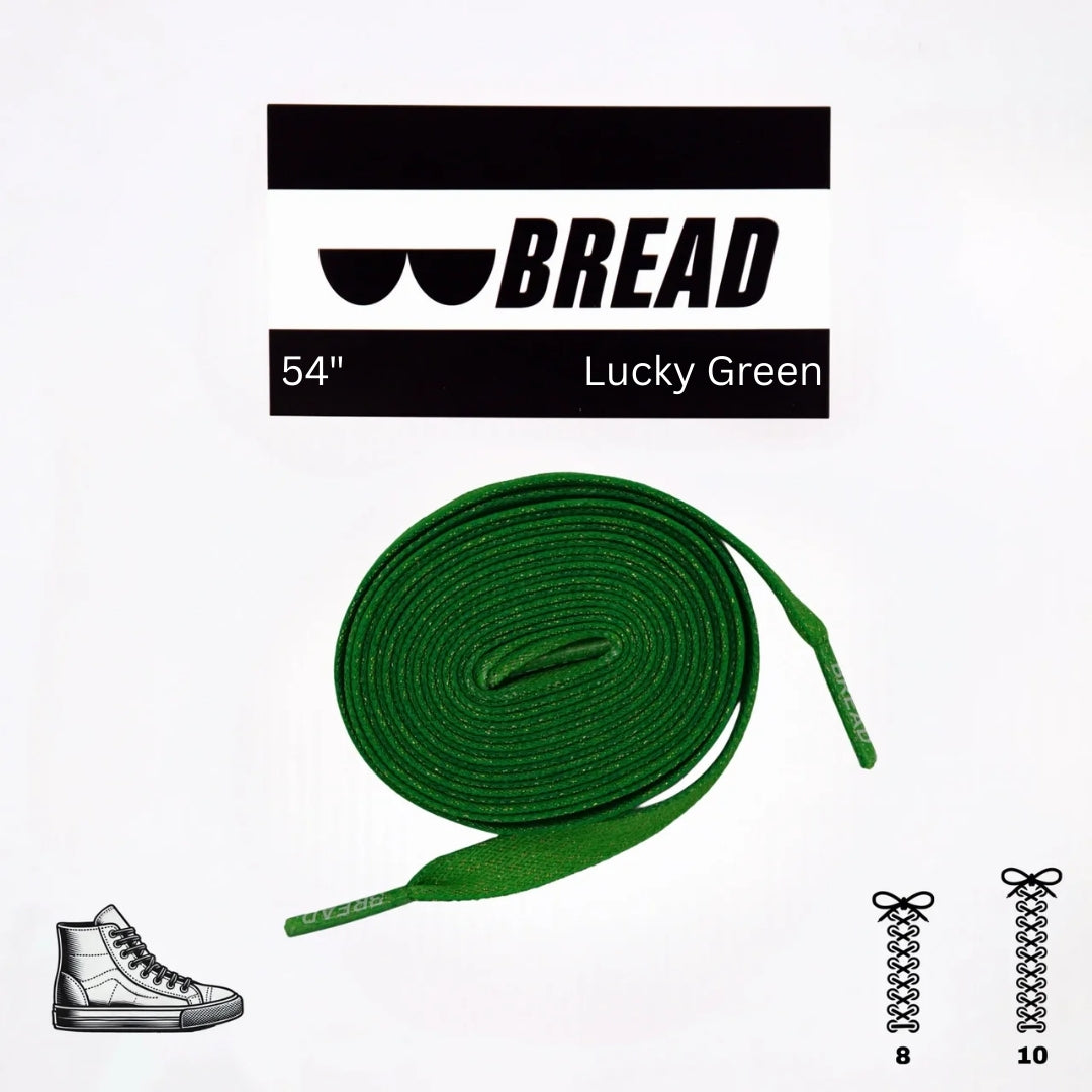 Lucky Green Shoelaces