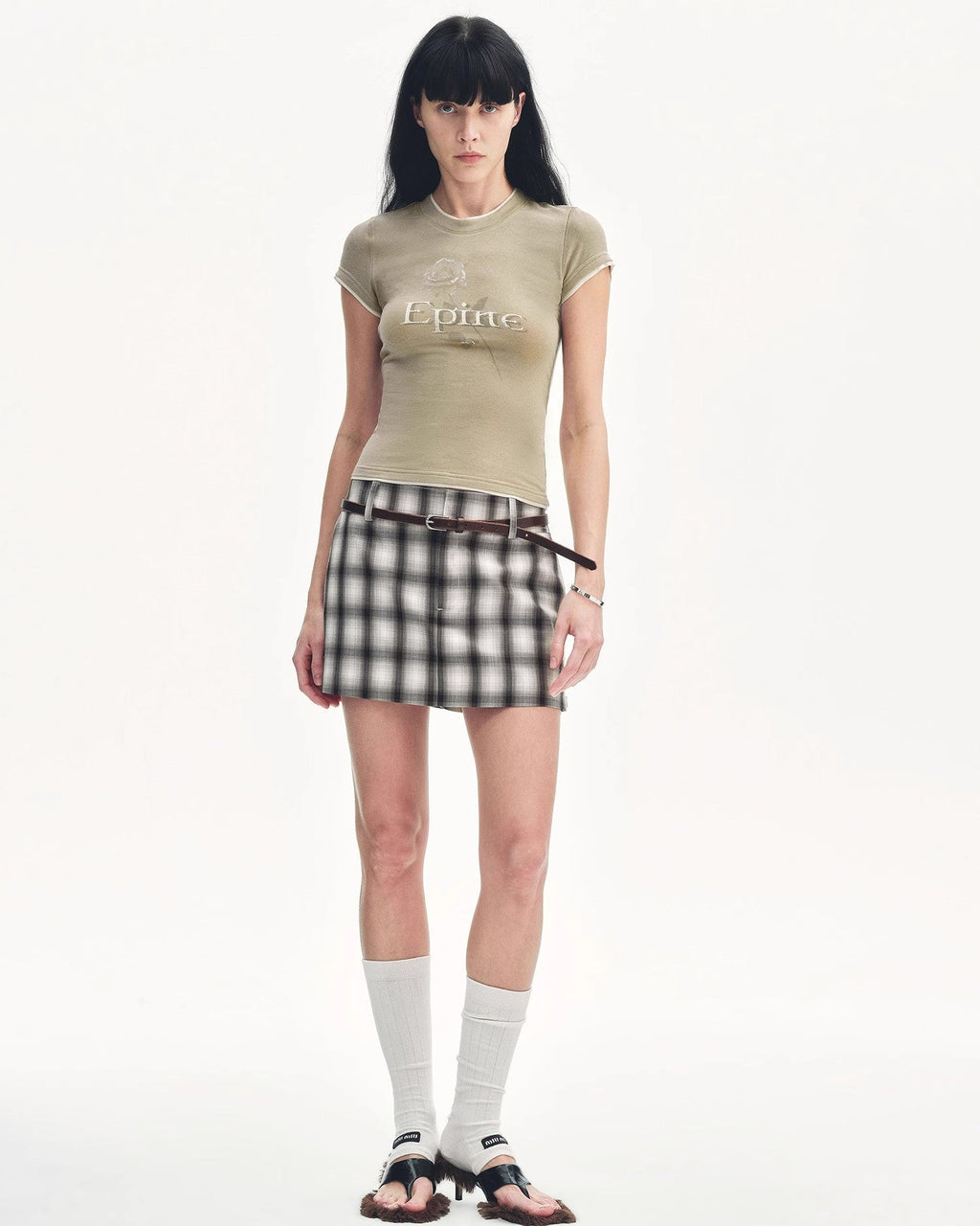 Tencel Acetate Slim Fit T-Shirt "Memory Navigation"