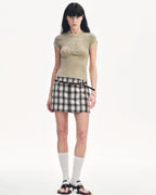 Tencel Acetate Slim Fit T-Shirt "Memory Navigation"