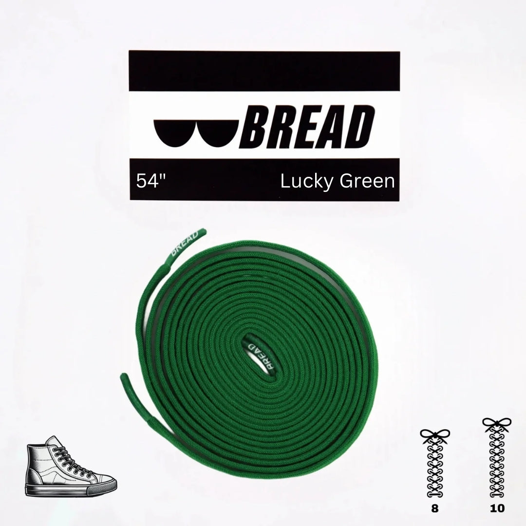 Lucky Green Shoelaces