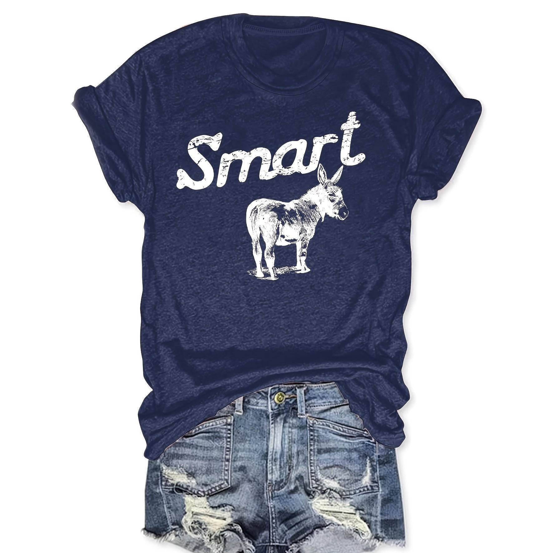 Women's Round Neck Short Sleeve T-Shirt