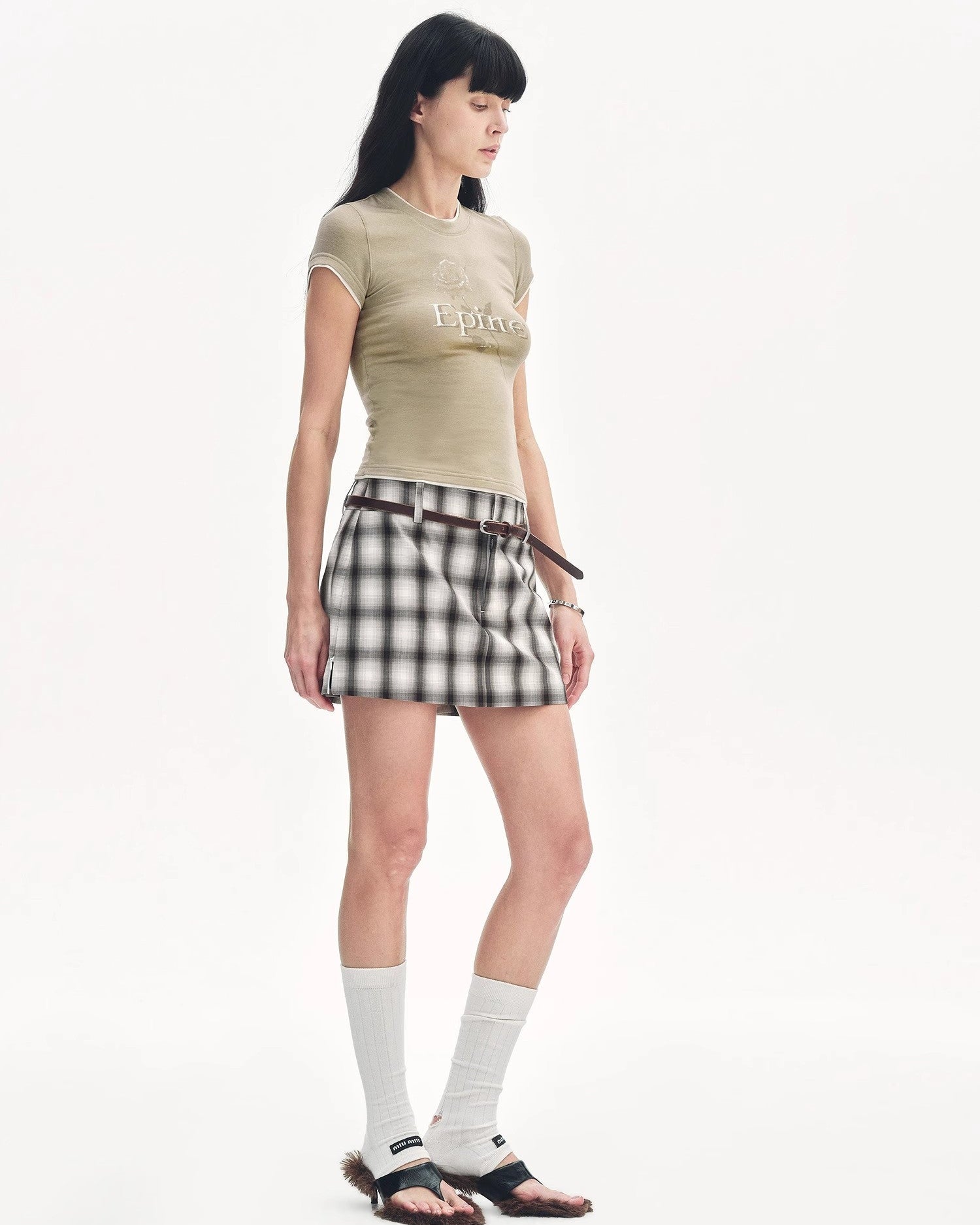 Tencel Acetate Slim Fit T-Shirt "Memory Navigation"