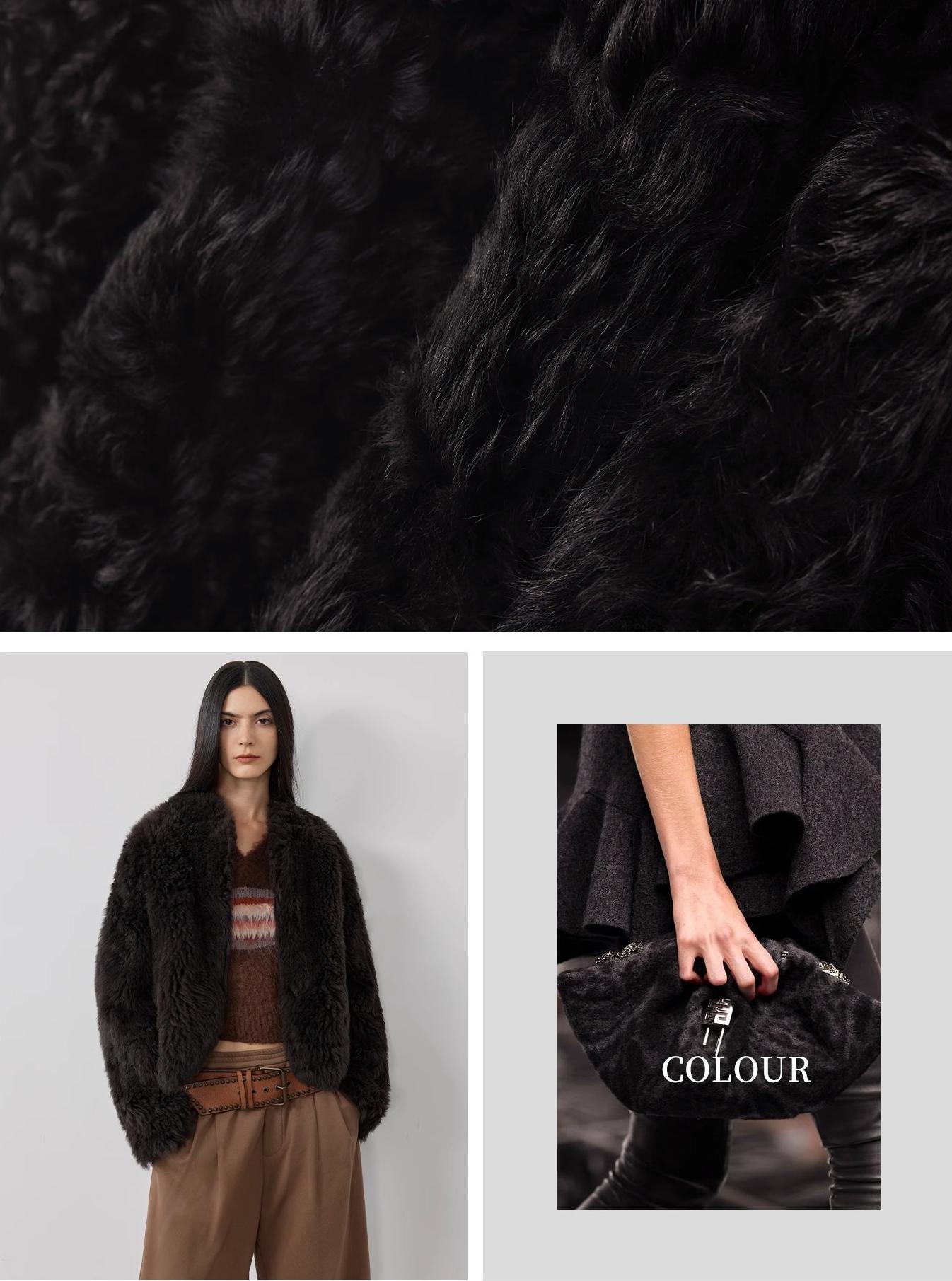 Fireladyfur Tuscan Sheepskin Coat ‘Morning Mist Fairy’