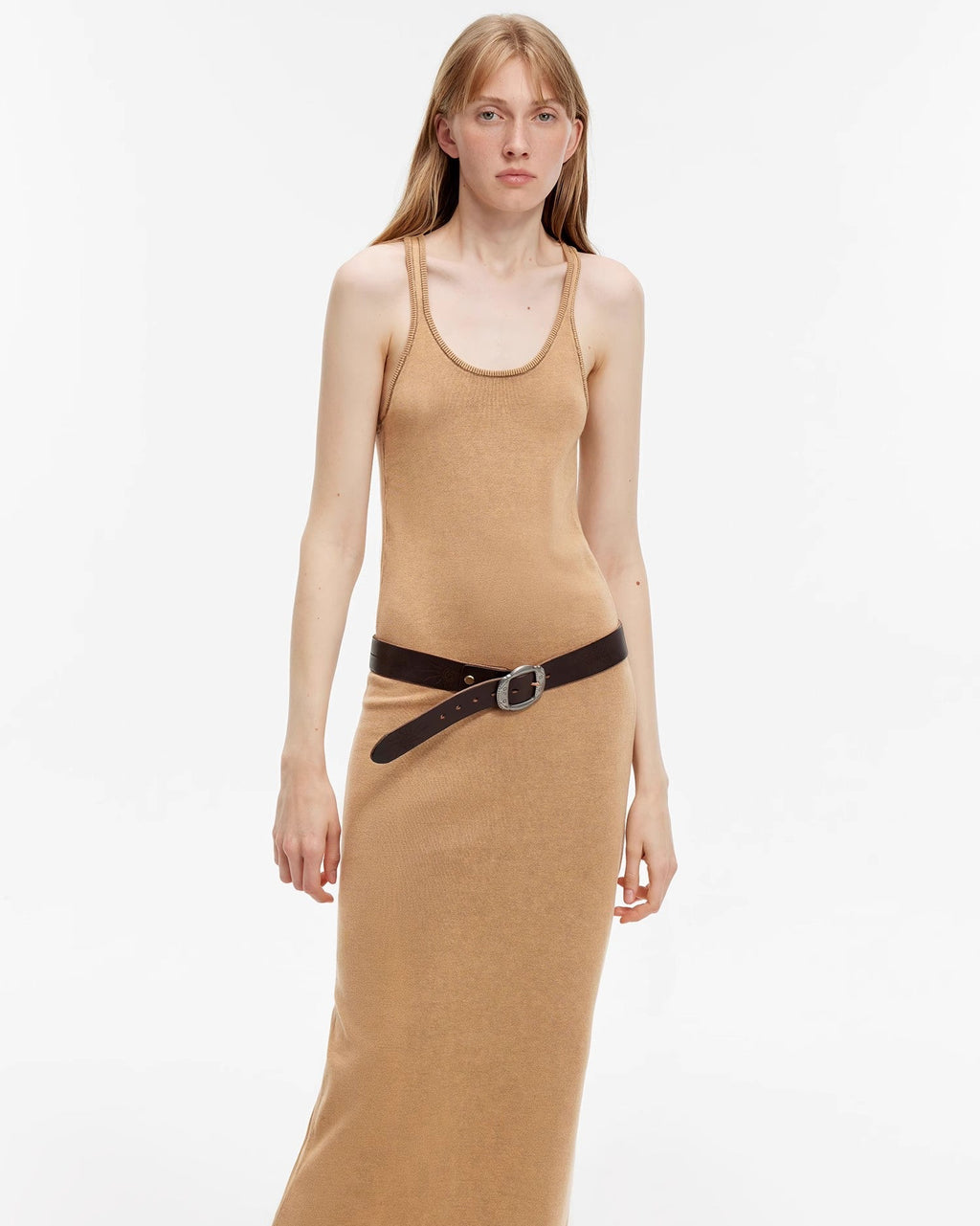 ‘Cool Girl Recipe’ Exclusive Ferment-Washed Distressed Tank Maxi Dress
