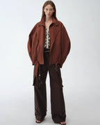 ‘Venice’ Classic Simple Silhouette Jacquard Ethnic Style V-Neck Vest