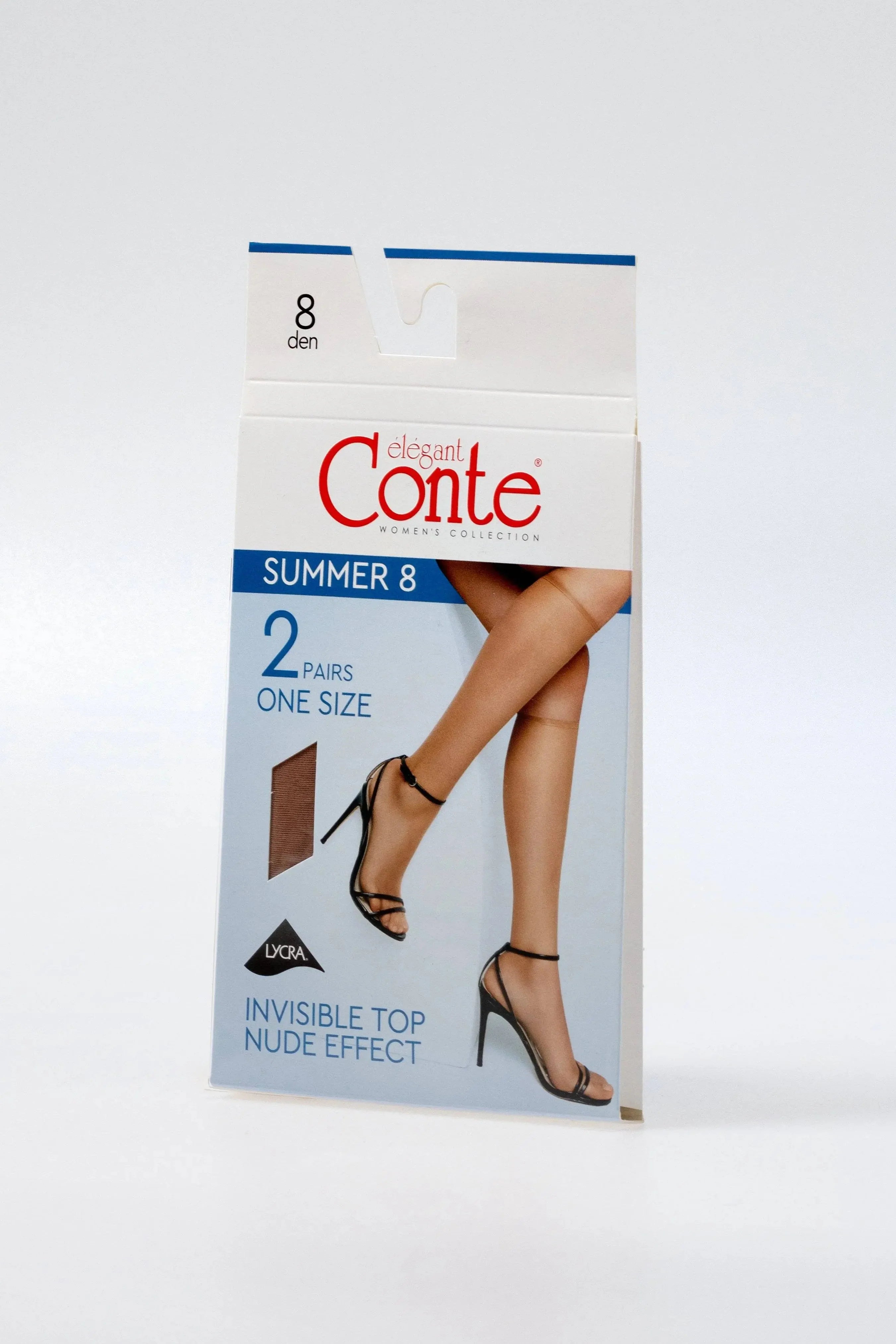 Knee Highs Conte Summer 8 Den | 2 Pairs