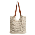 Hand-Woven Beach Hobo Bag