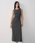 Fireladyfur Women's Merino Wool Knit Dress ‘Island Letters’