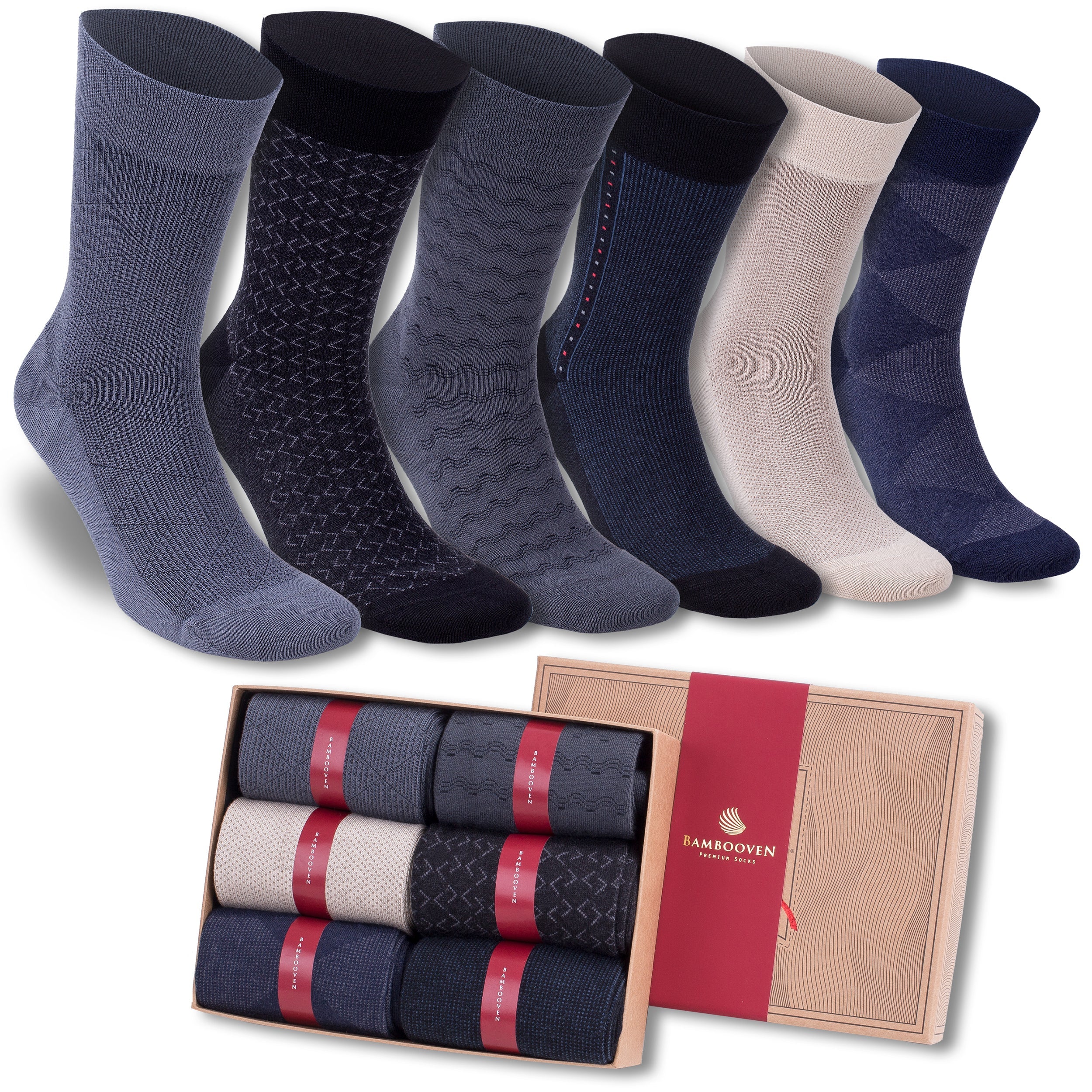 Men’s Bamboo Dress & Trouser Socks 594 | 6-Pack