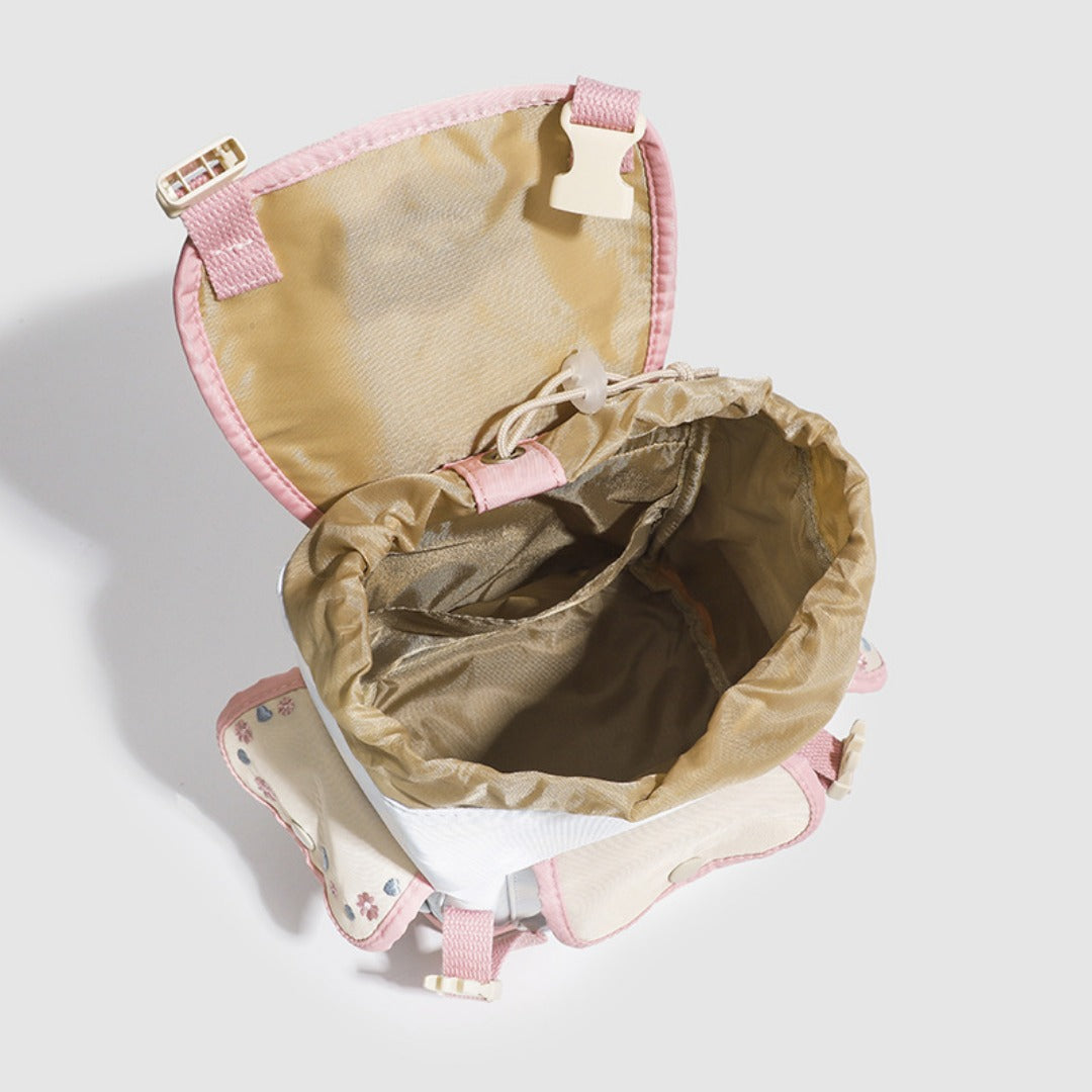 Embroidered Small Backpack