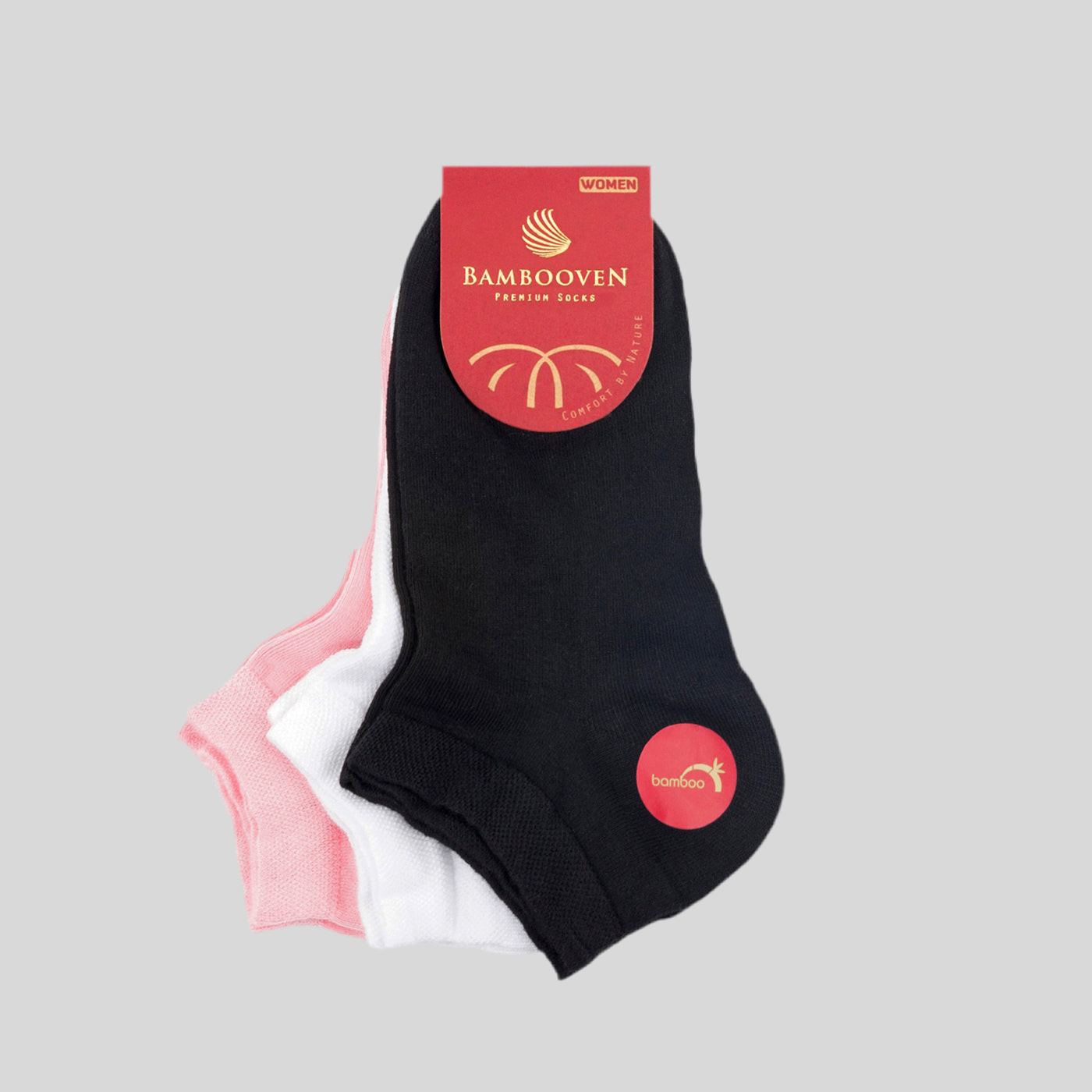 Women’s Bamboo Ankle Socks 451 | 3-Pack