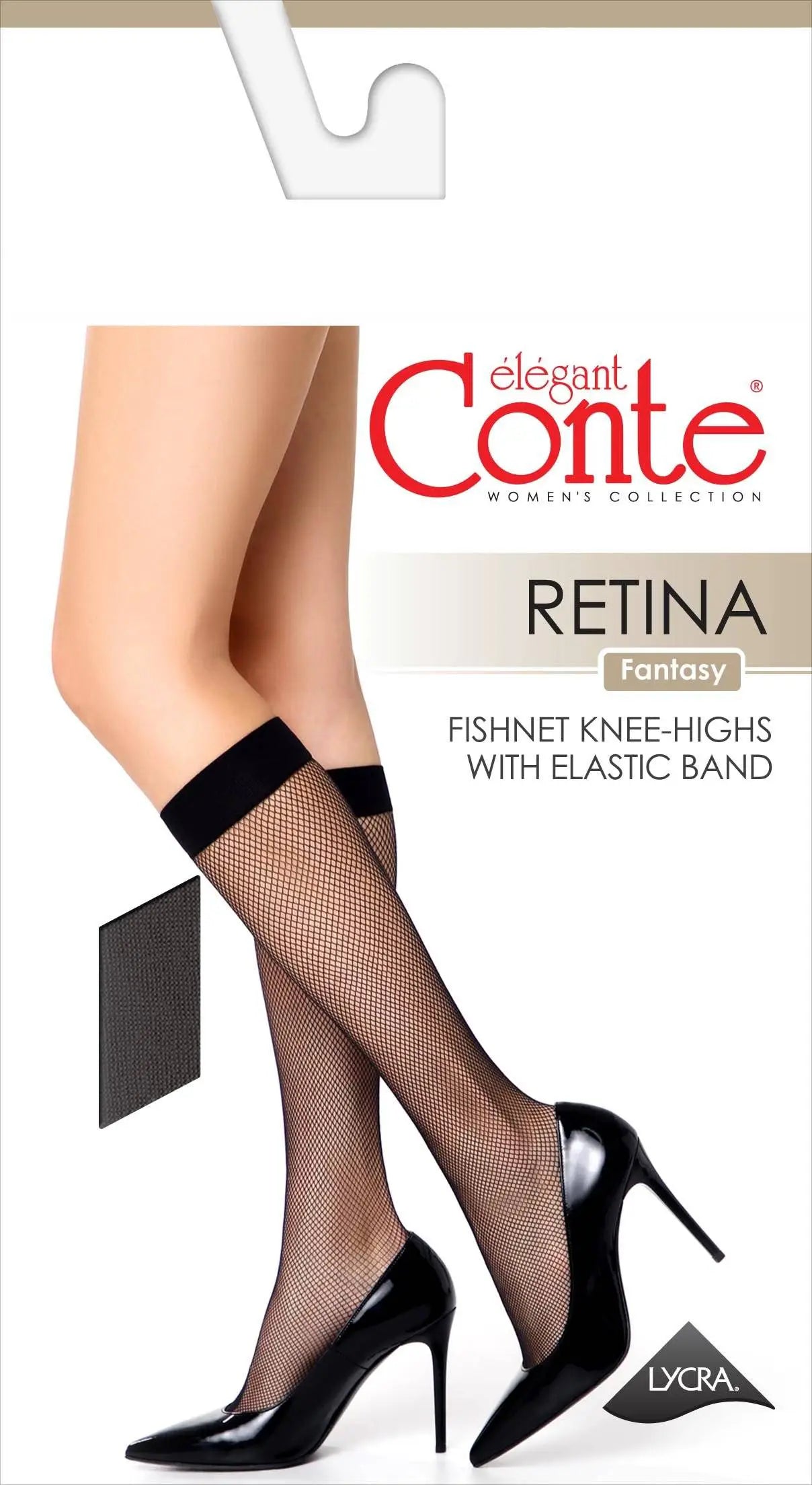 Conte Retina Fantasy Knee Highs | Fine Mesh