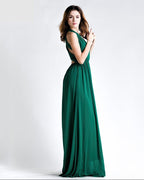 Plunge Green Gown