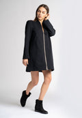 Nina Jacket in Black Wool