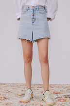 Rainbow Pleat Skort | HJ119