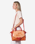 Koi Large Orange Satchel