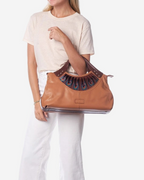 Bellorita Feather Brown Tote