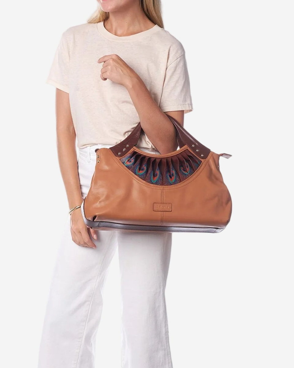 Bellorita Feather Brown Tote