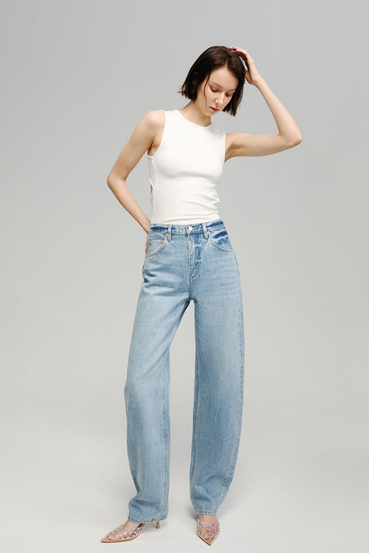 Moon Curve Jeans | HJ031
