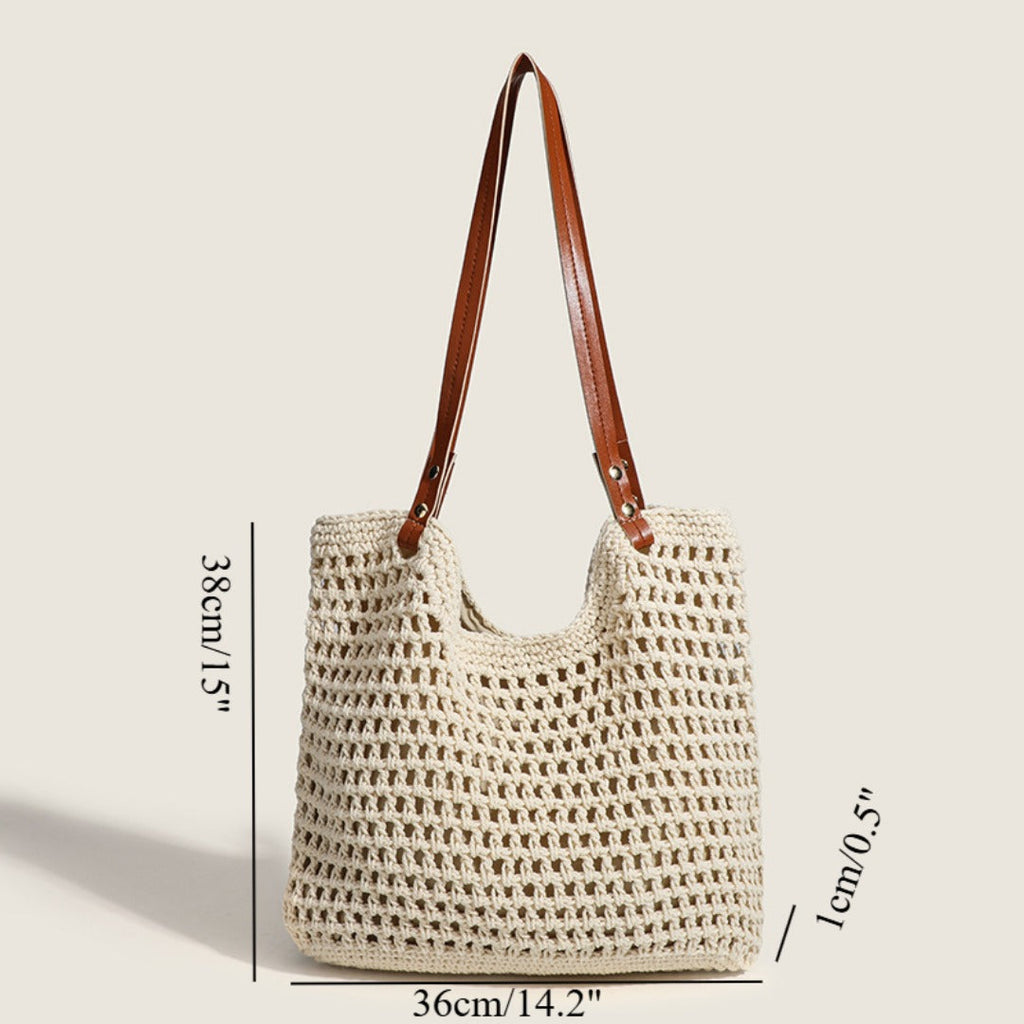 Hand-Woven Beach Hobo Bag