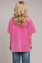Washed 1/2 Sleeve T-Shirt