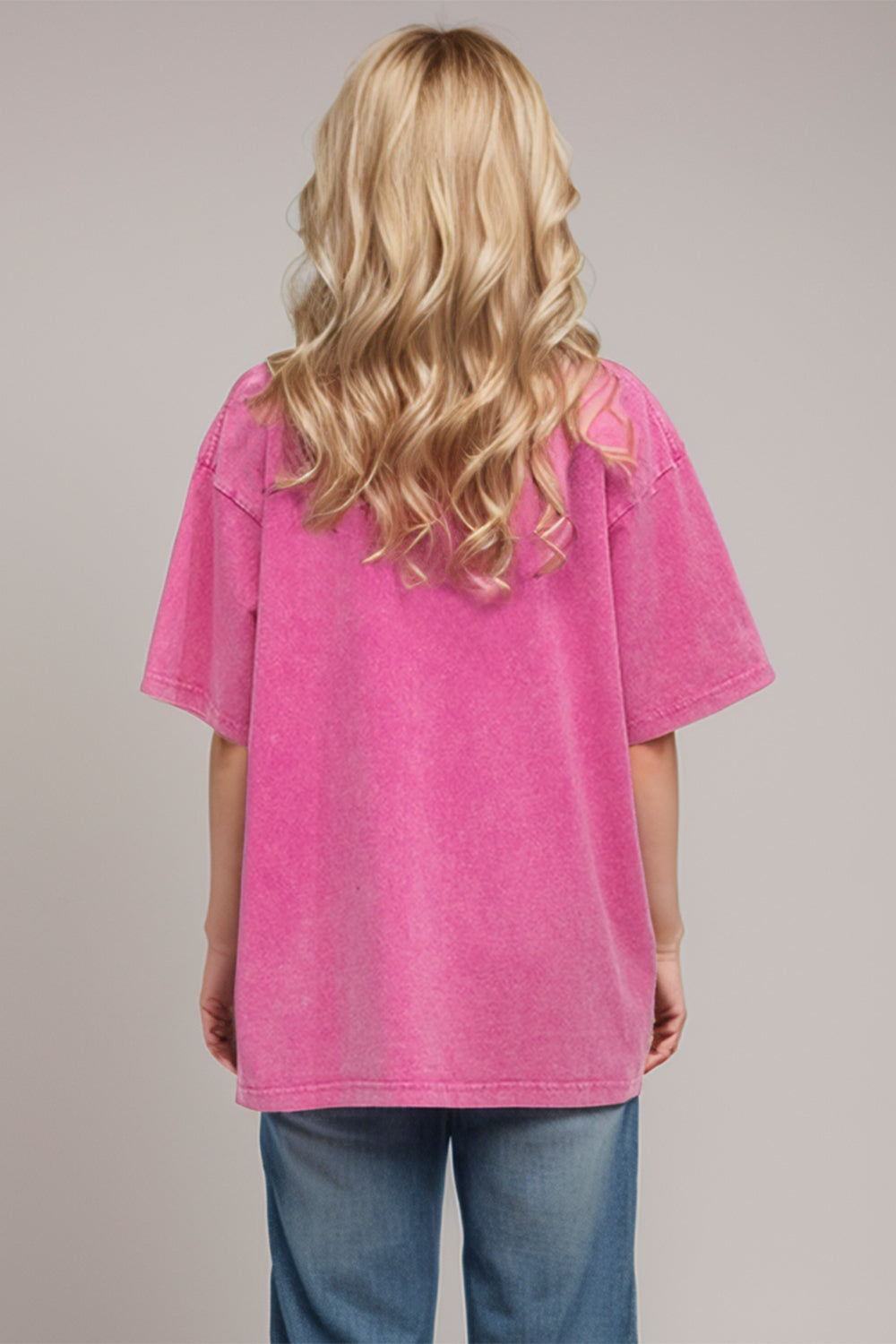Washed 1/2 Sleeve T-Shirt