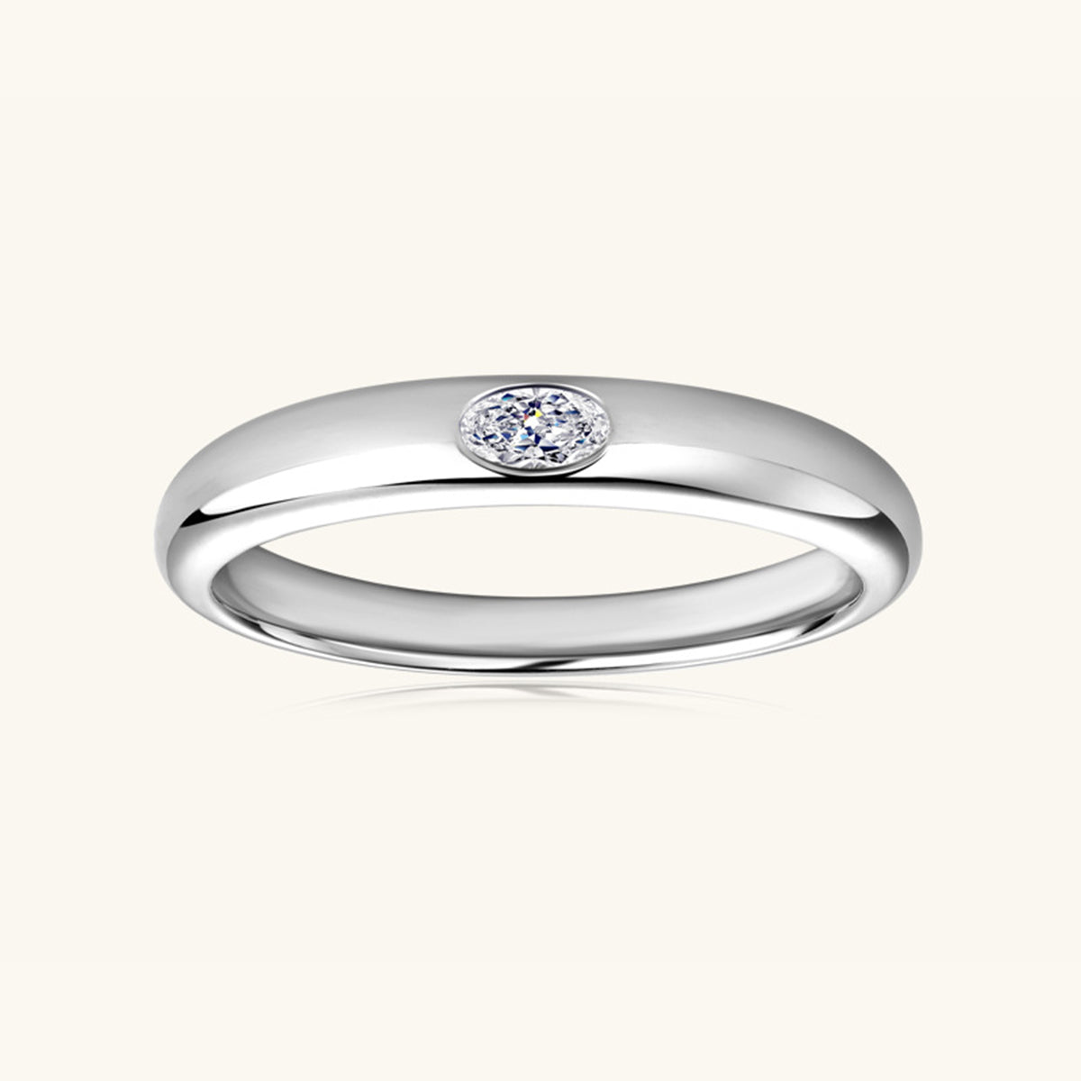 Moissanite Wedding Ring