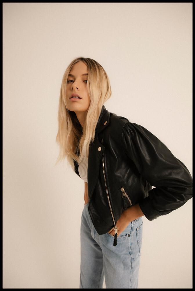 Puffy Biker Jacket