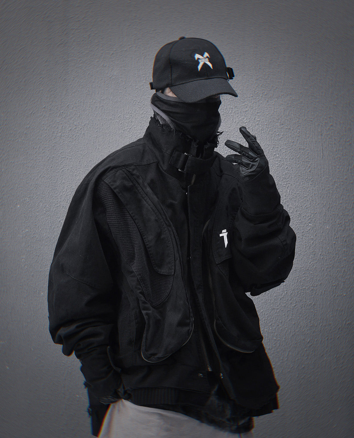 Black Cyber IX Jacket | HiJ41