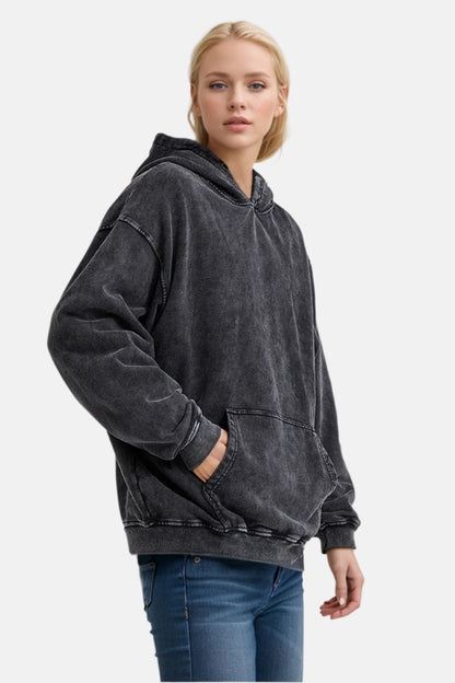 Oversized Acid Wash Hoodie