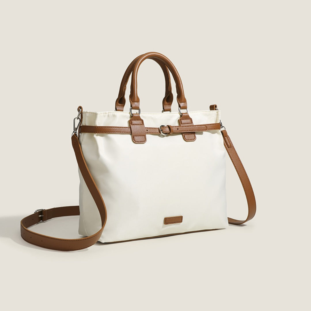 Women’s Laptop Commuter Tote Bag | Off-White