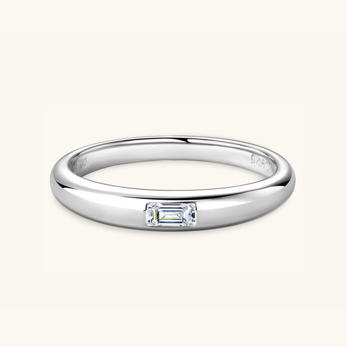 Moissanite Wedding Ring